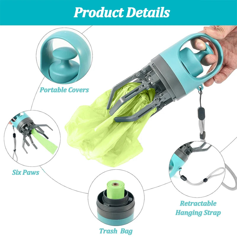 Recogedor portátil de caquita de mascota